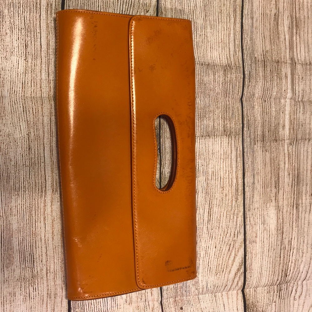 Leather HOBO clutch